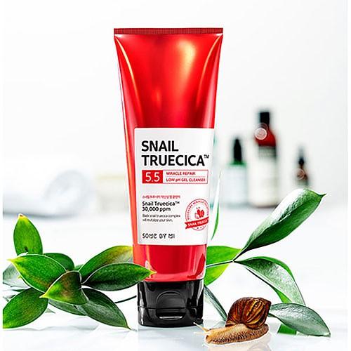 منظف جل الحلزون  تروسيكا ميراكل من سوم باي مي SOME BY MI Snail Truecica Miracle Repair Low pH Gel Cleanser 100ml"