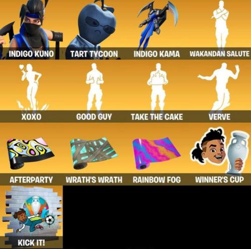 حساب ايبيك يحتوي على سكن النينجا النادر lndigoKuno مع الايميل الاساسي ينربط سوني وجميع المنصات