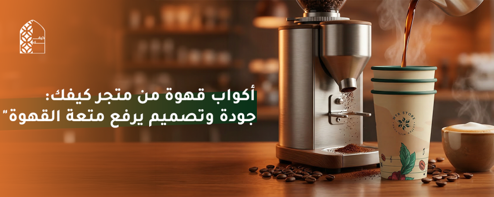 أكواب قهوة من متجر كيفك: جودة وتصميم يرفع متعة القهوة