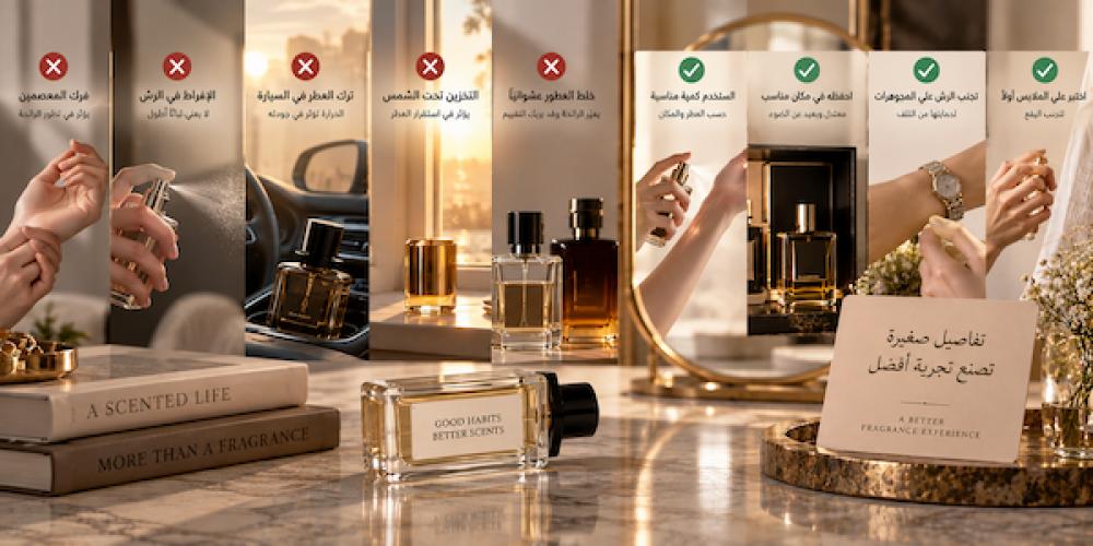 أخطاء استخدام العطر: عادات شائعة قد تؤثر في رائحته وتجربتك معه
