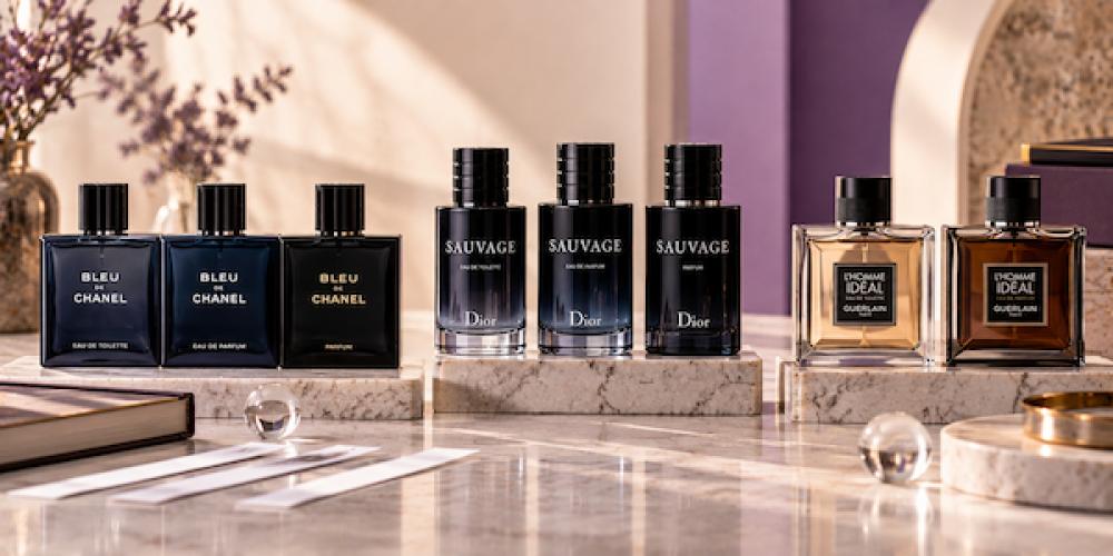 كيف تختار تركيز العطر المناسب؟ الفرق بين EDT وEDP وParfum وExtrait