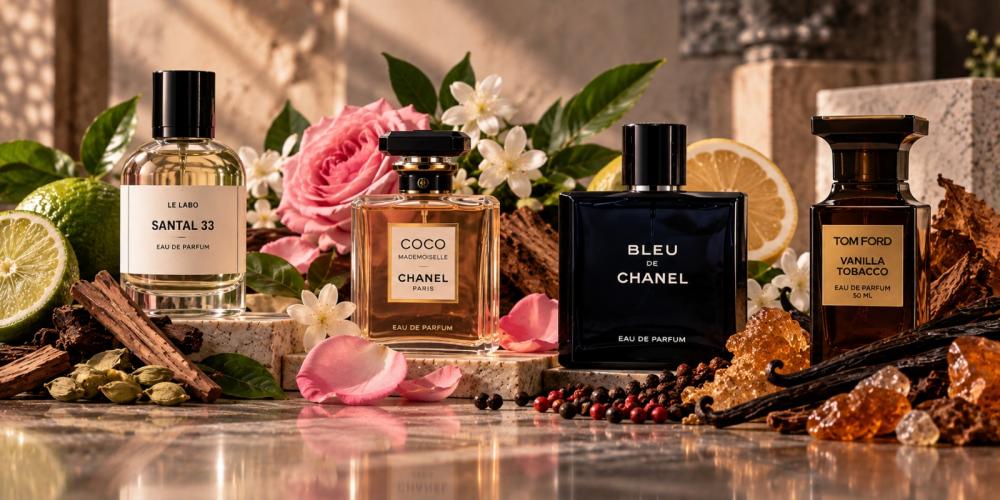 نوتات العطور: دليل مقدمة العطر وقلبه وقاعدته وكيف تقرأ المكونات