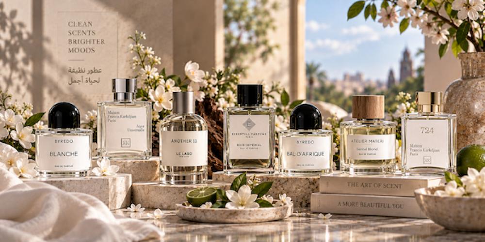 العطور النظيفة للجنسين: دليل المسك والأخشاب والروائح الناعمة