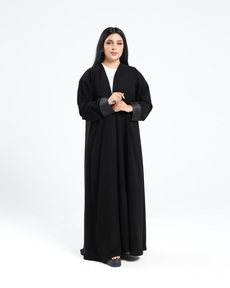 عباية نص كلوش أنيقة كلاسيكية
