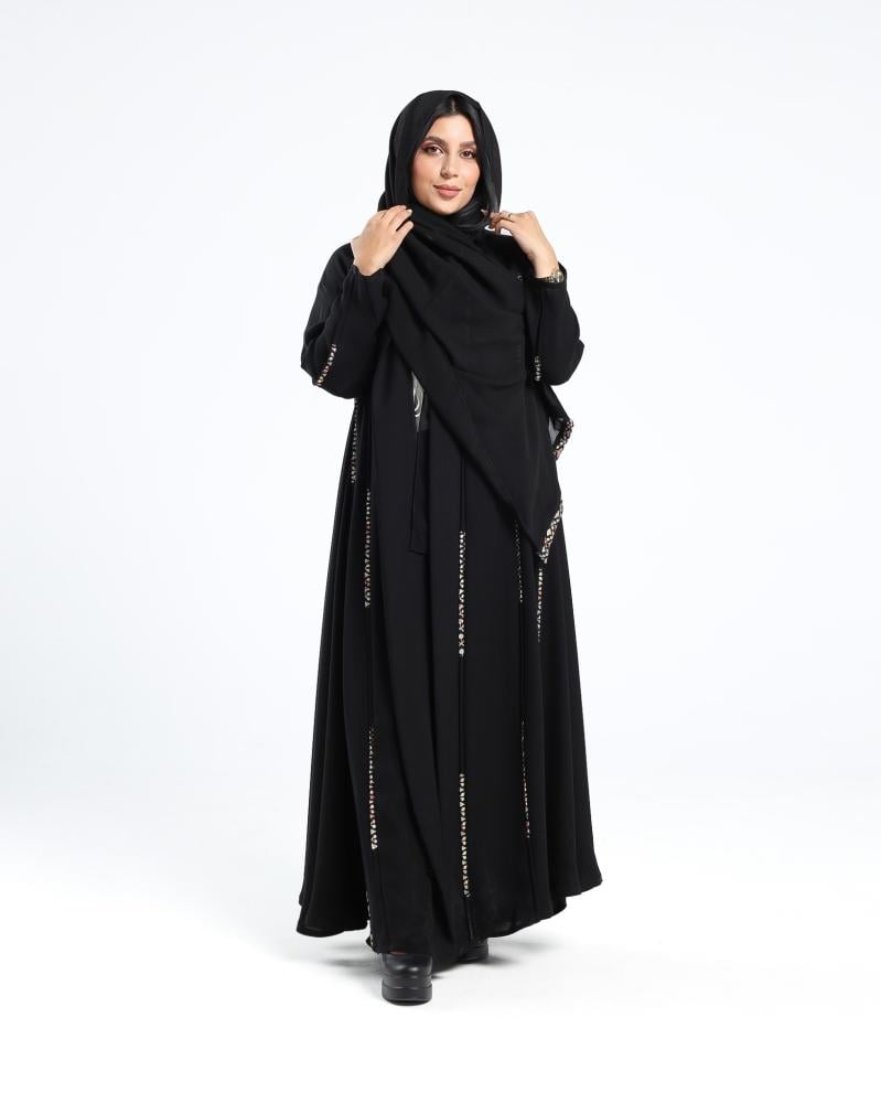 عباية دبل كلوش أنيقة كلاسيكية