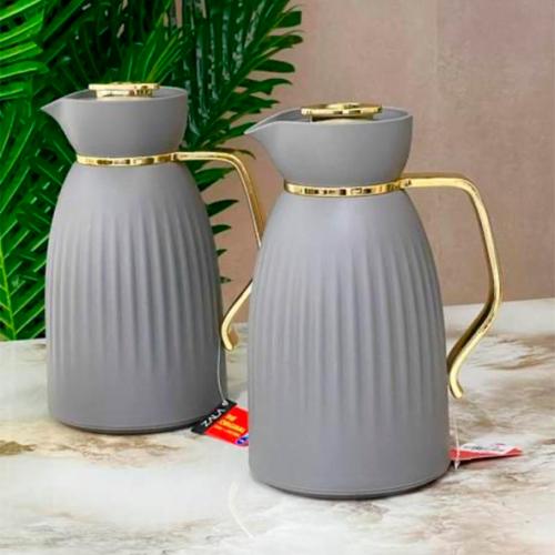 طقم ترامس شاي وقهوة رصاصي كروس 07-6906