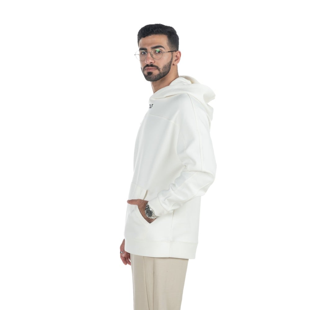 White hoodie