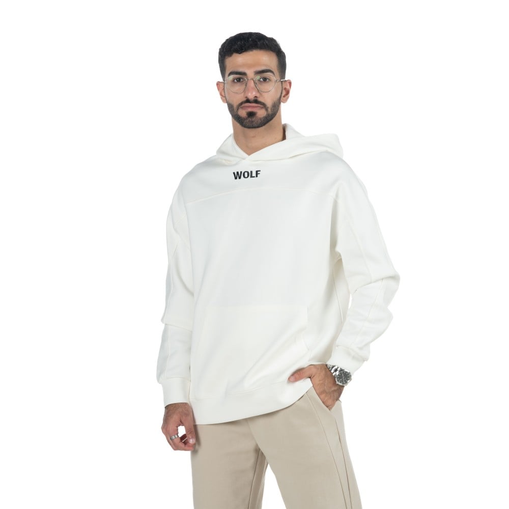 White hoodie