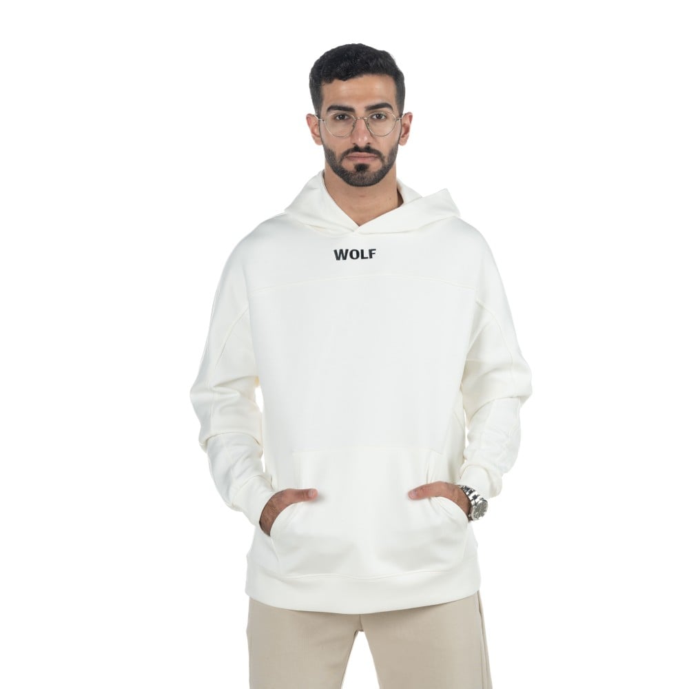 White hoodie