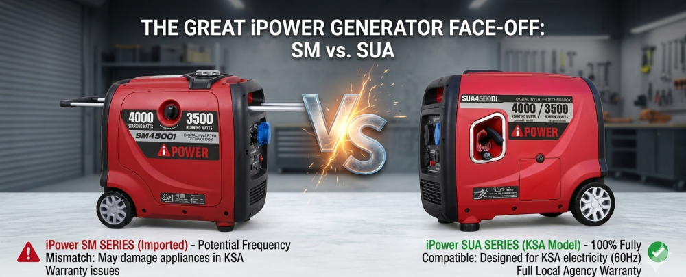 الفرق بين مولدات iPower فئة SM وفئة SUA: دليلك للاختيار الذكي