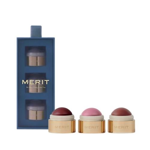 MERIT Mini Flush Balm Cream Blush Trio Set