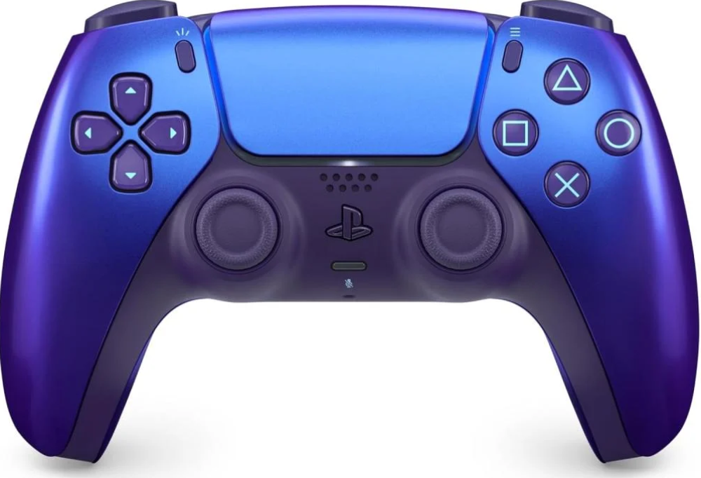 يد تحكم بلايستيشن 5 عليها كلكات ماوس