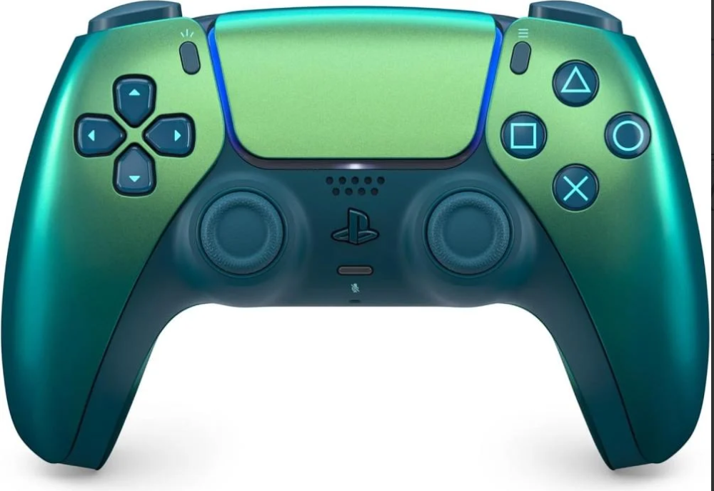 يد تحكم بلايستيشن 5 عليها كلكات ماوس