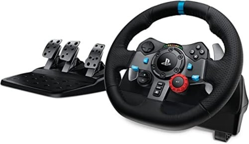لوجيتك G29 DRIVING FORCE، عجلة السباق ودواسة الفرا...