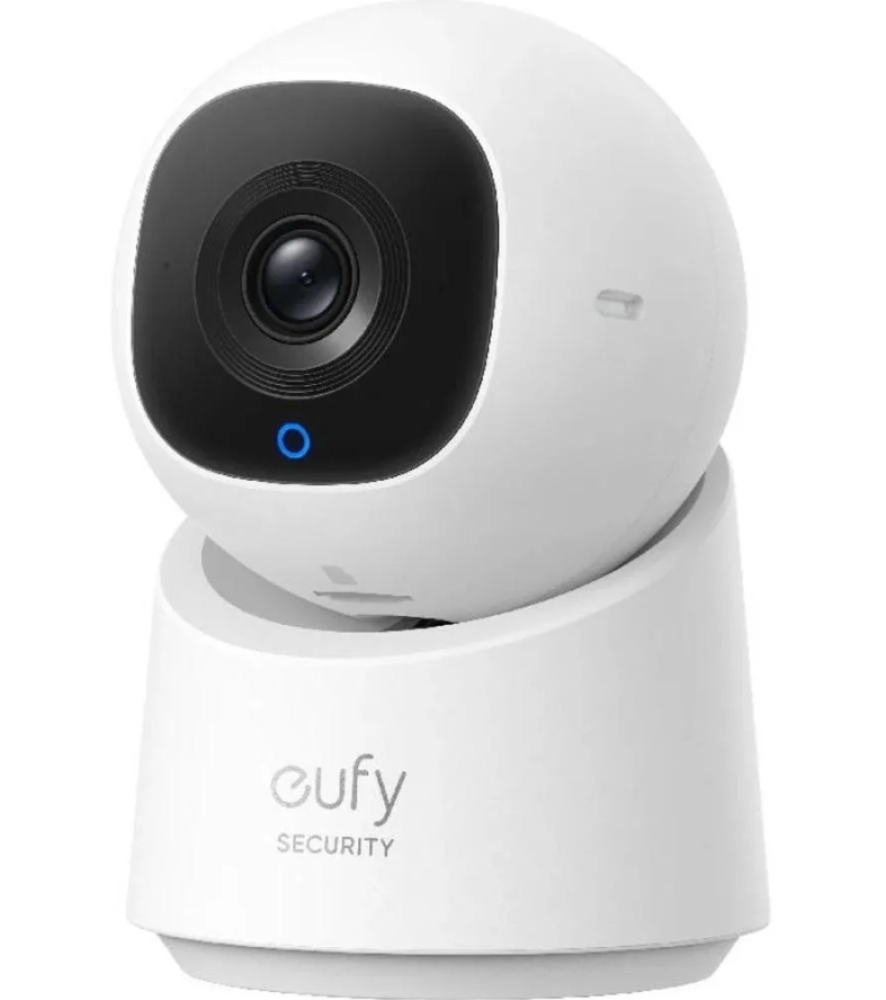 كاميرا مراقبة داخلية ( (T8419221) C210) مع وظيفة البث المباشر بدقة 1080 بكسل، وتدعم Wi-Fi والإدارة عبر التطبيق، وذكاء اصطناعي للحركة البشرية من eufy