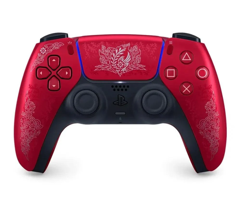 يد تحكم بلايستيشن 5 عليها كلكات ماوس