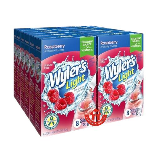 نكهة توت أحمر - 12 علبه - Wylers