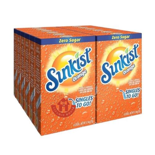 نكهة البرتقال - 12 علبه - Sunkist