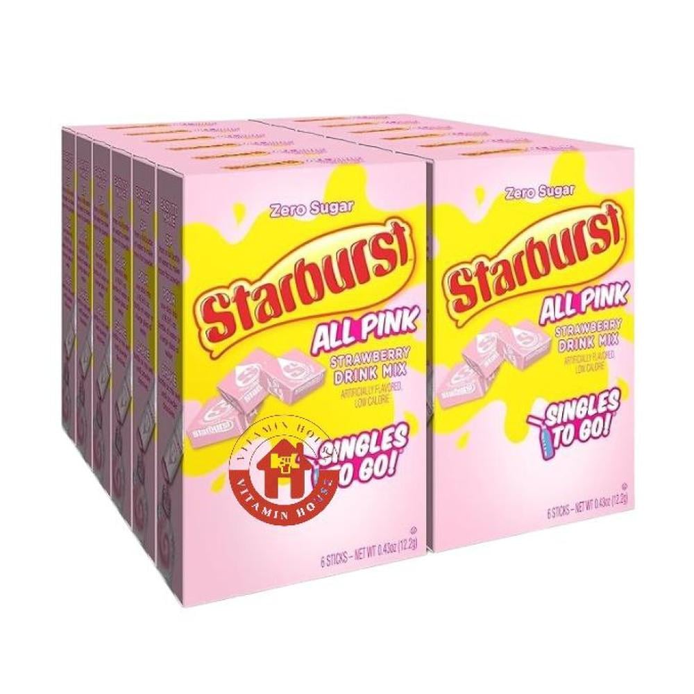 نكهة فراولة علكة - 12 علبه - Starburst
