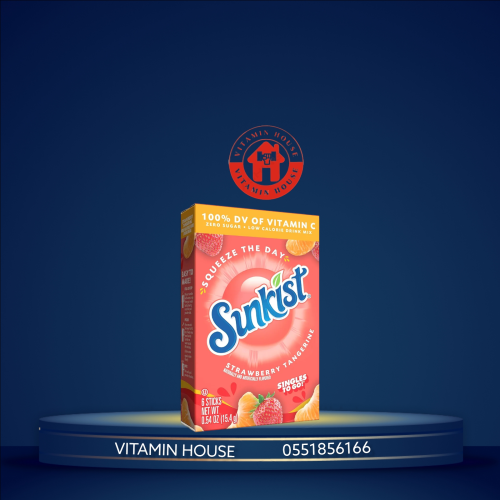 نكهة الفراولة و اليوسفي - 1 علبه - Sunkist