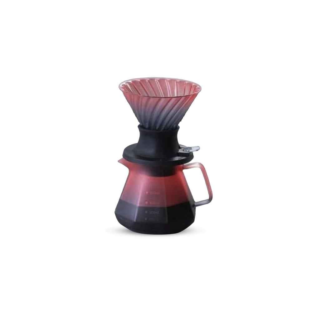 طقم تقطير متدرج اللون V60 - زجاجي | V60 Dripper Set 02