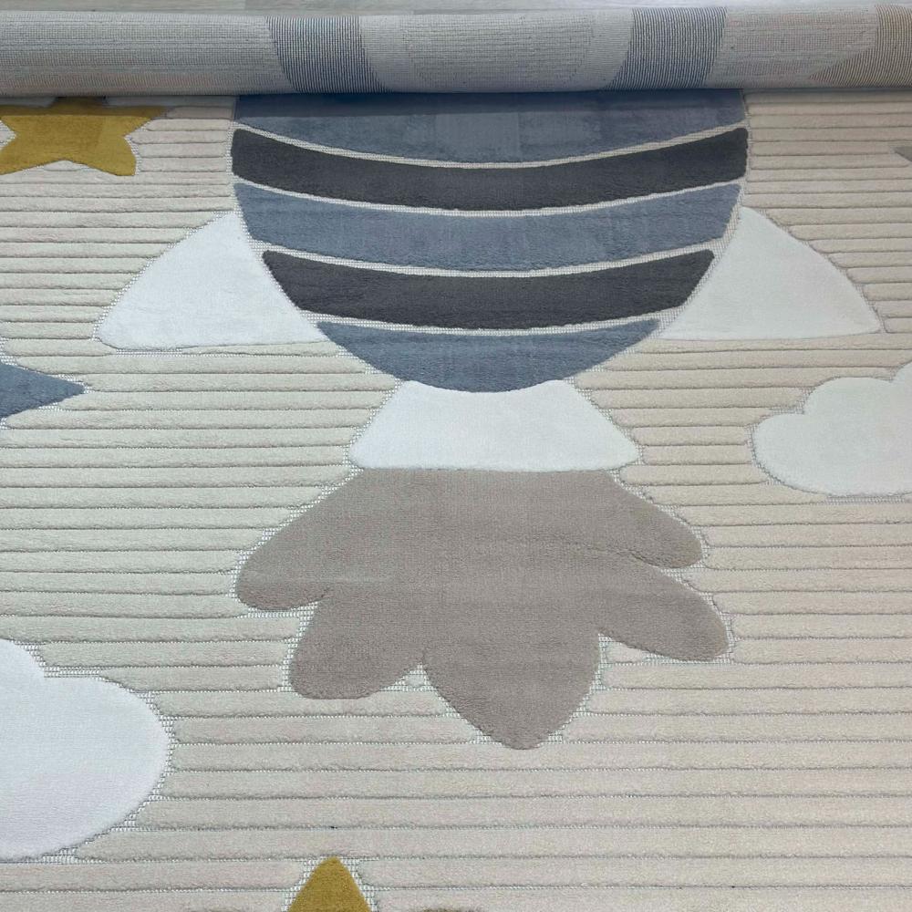 سجاد أطفال بيج وأزرق