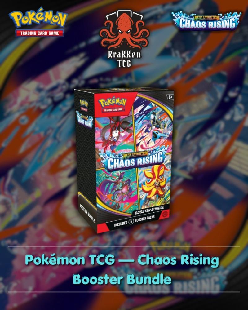 Pokémon TCG — Chaos Rising Booster Bundle - KRAKKEN