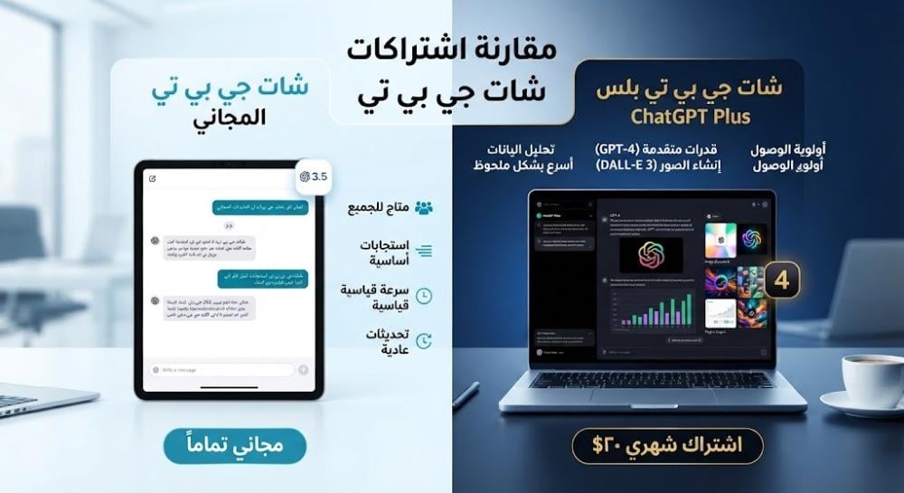 الفرق بين ChatGPT Plus وChatGPT Pro