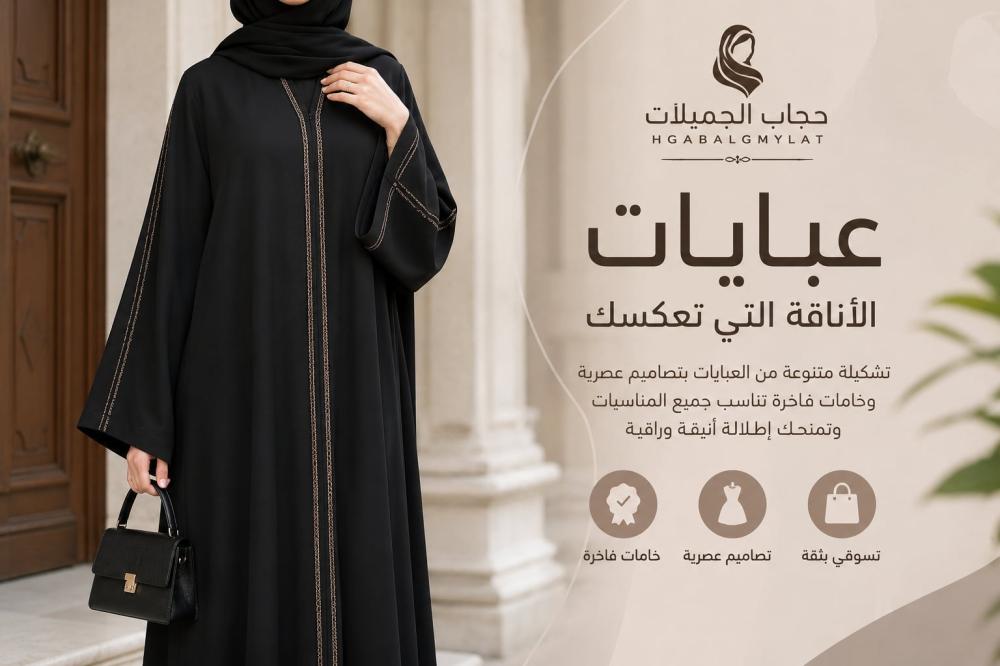 متجر عبايات نسائية أنيقة وعصرية | حجاب الجميلات