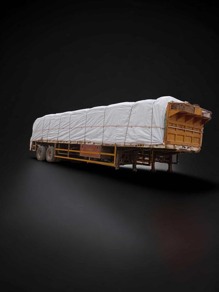 طربال بلاستيك ابيض للتريله