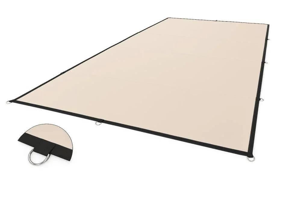 طربال PVC بيج غامق بسماكة 680 غرام