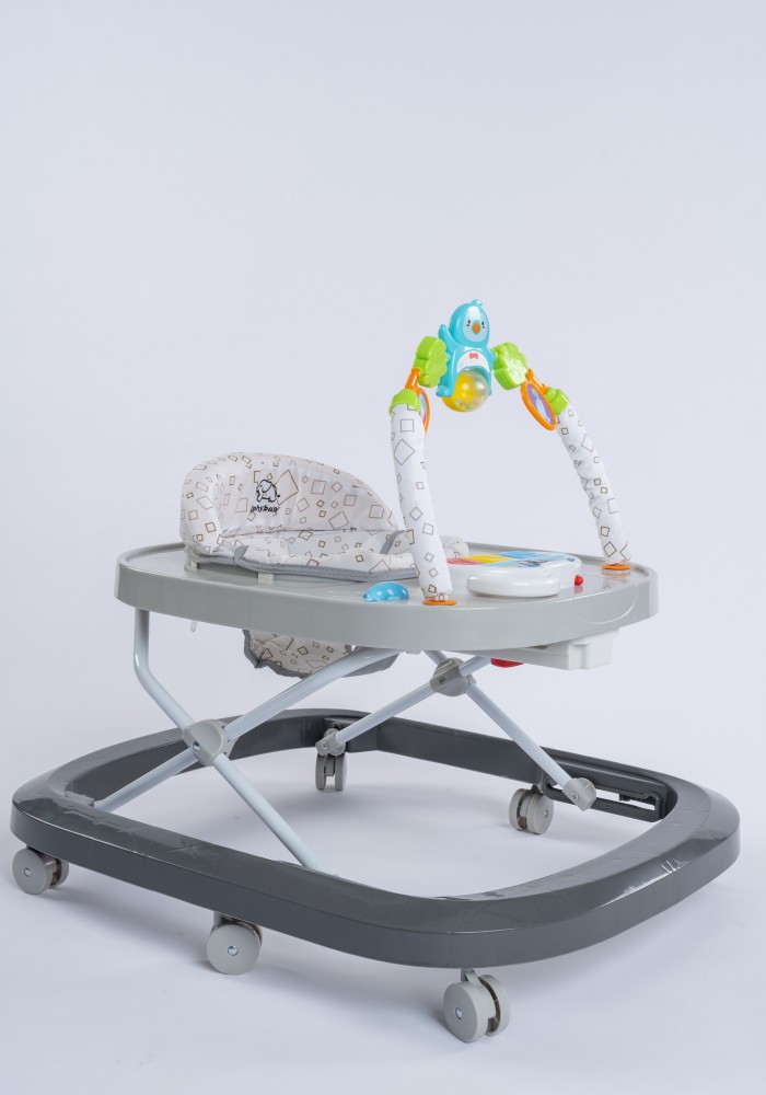 elphybaby 2 in 1 Baby Walker push walker with adjustable height and Musial game bar Elphybaby