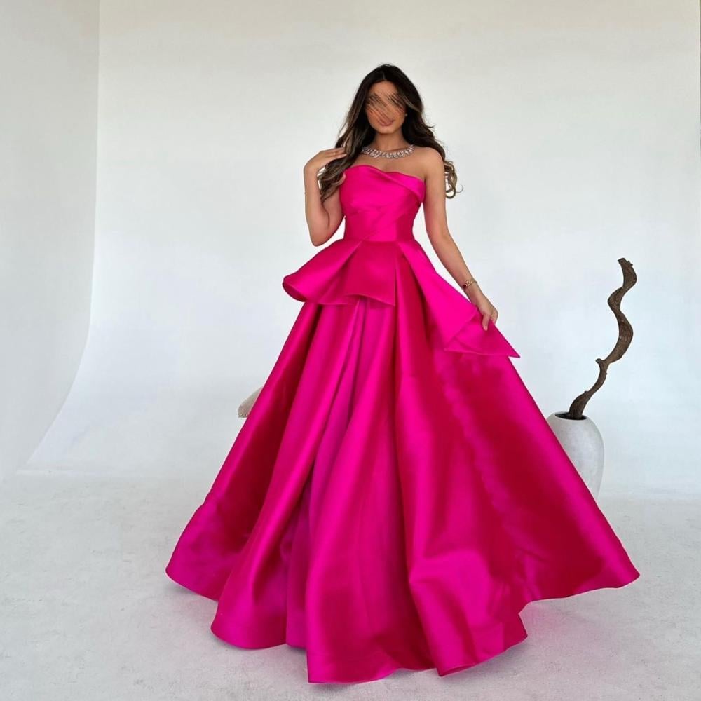 فستان سهرة فوشي