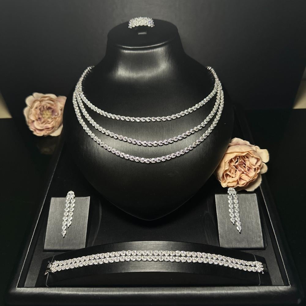 طقم اكسسوار سهره فاخر وثقيل
