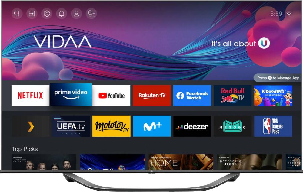 شاشة O2 سمارت 55 بوصة QLED نت فليكس وشاهد وبلوتوث | 55QL61