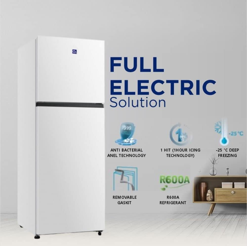 ثلاجه اوتو بابين 248 لتر 8.8 قدم  أبيض | OBD-248W