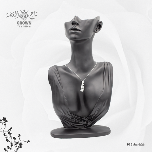 عقد نسائي فضة 925