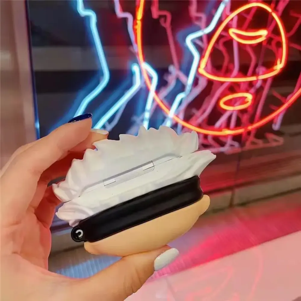 سيليكون أنيمي الكرتون سماعة علبة ل Airpods برو ، لطيف شحن غطاء صندوق ل Airpods 1 و 2 ، الإبداعية و لطيف ، Satoru Gojo