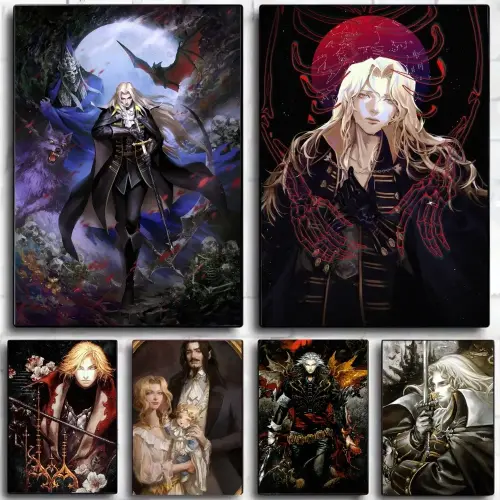بوستر أنمي Castlevania ديكور جدار لغرفة الألعاب