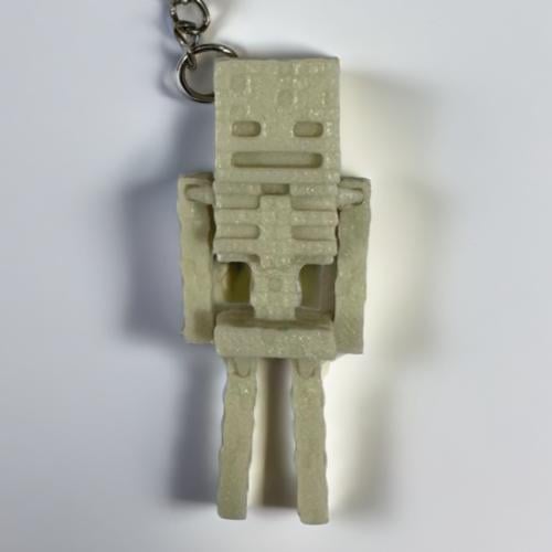 MINECRAFT SKELETON KEYCHAIN