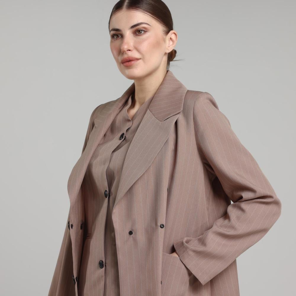 عباية هِمَّة SL706 – مع طقم داخلي – سرباليات