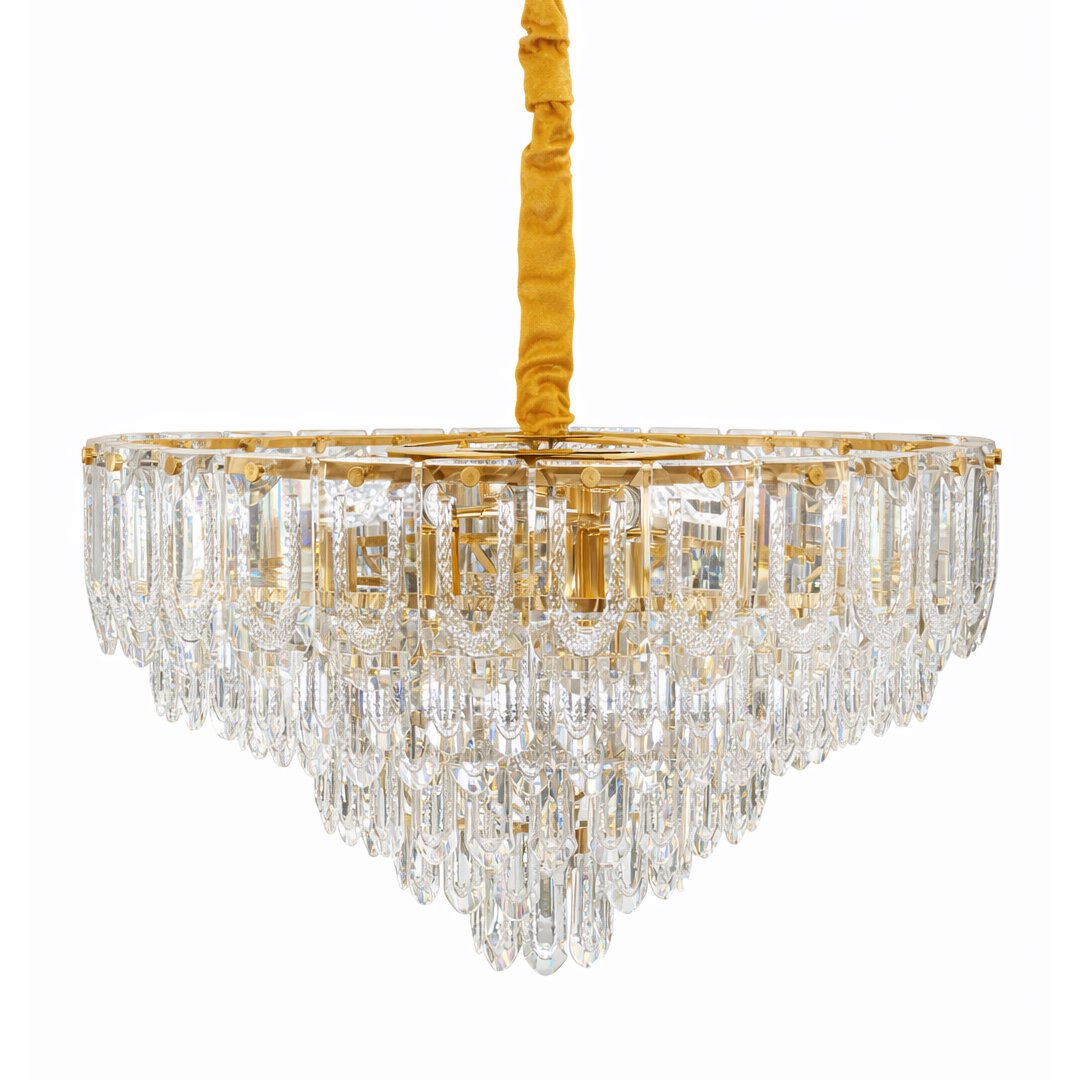 ثريا شلال الكريستال الذهبي