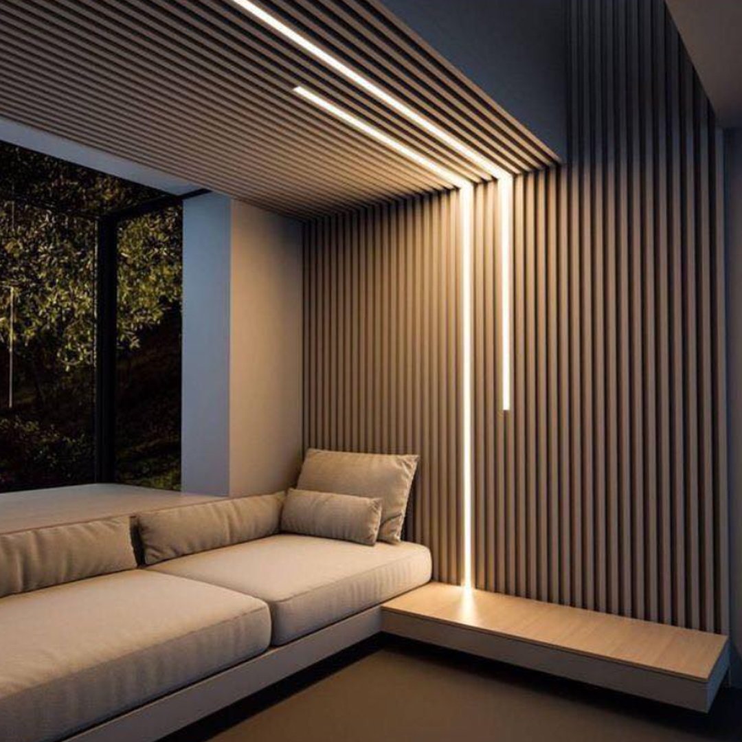 مسطرة الومنيوم بروفايل - 1 سم