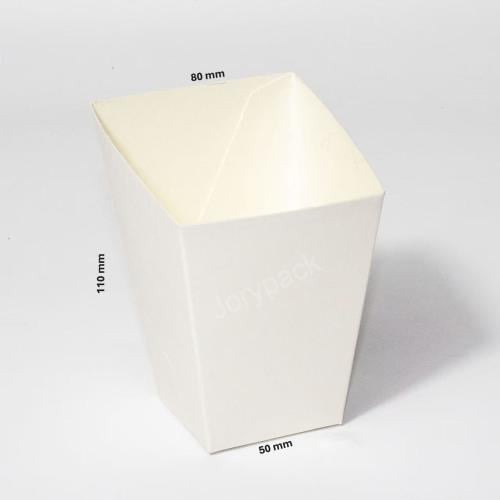 علبة بطاطس ورق ابيض 500 حبة