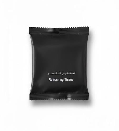 منديل معطر اسود Wet Wipes / Black 6x8