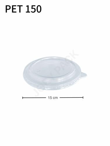 150mm PET Plastic Salad Bowl Lid 300/ctn