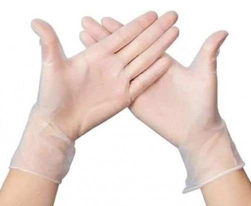 قفاز فينيل شفاف مقاس كبير 800 حبة