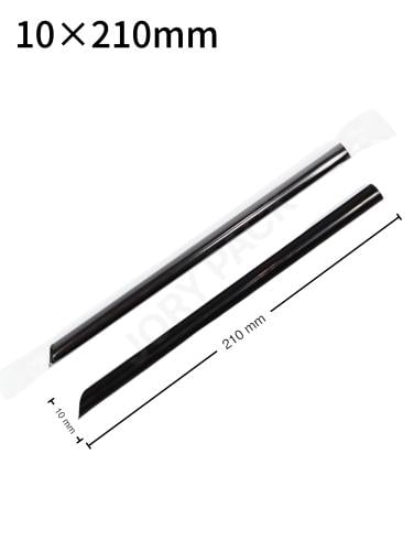 مزاز 10×210مم بلاستيك اسود بغلاف بلاستيك شفاف 4000 حبة