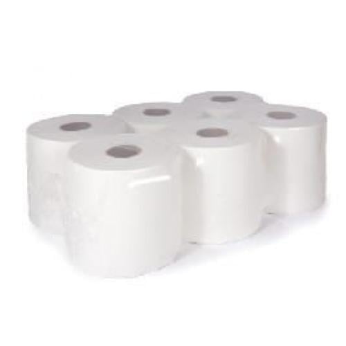 مناديل  ورقية لون ابيض ماكسي رول 150 متر 6 حبة