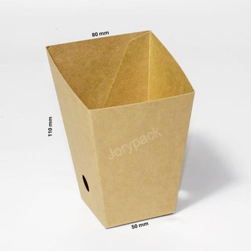 علبة بطاطس ورق كرافت 500 حبة